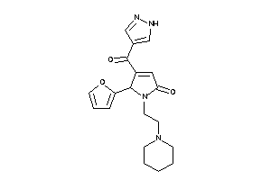 5-(2-furyl)-1-(2-piperidinoethyl)-4-(1H-pyrazole-4-carbonyl)-3-pyrrolin-2-one