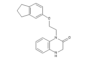 1-(2-indan-5-yloxyethyl)-3,4-dihydroquinoxalin-2-one