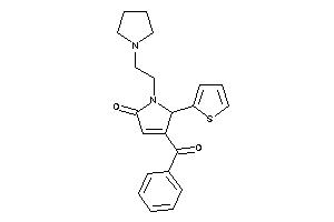 4-benzoyl-1-(2-pyrrolidinoethyl)-5-(2-thienyl)-3-pyrrolin-2-one