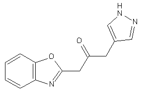 1-(1,3-benzoxazol-2-yl)-3-(1H-pyrazol-4-yl)acetone