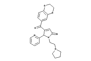 4-(2,3-dihydro-1,4-benzodioxine-6-carbonyl)-5-(2-pyridyl)-1-(2-pyrrolidinoethyl)-3-pyrrolin-2-one