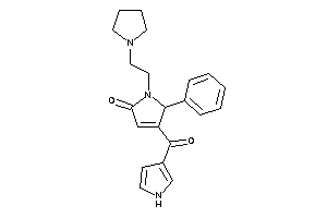 5-phenyl-4-(1H-pyrrole-3-carbonyl)-1-(2-pyrrolidinoethyl)-3-pyrrolin-2-one