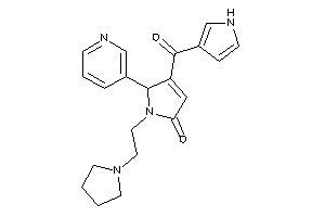 5-(3-pyridyl)-4-(1H-pyrrole-3-carbonyl)-1-(2-pyrrolidinoethyl)-3-pyrrolin-2-one