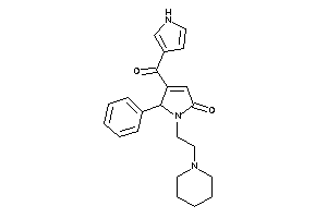 5-phenyl-1-(2-piperidinoethyl)-4-(1H-pyrrole-3-carbonyl)-3-pyrrolin-2-one