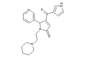 1-(2-piperidinoethyl)-5-(3-pyridyl)-4-(1H-pyrrole-3-carbonyl)-3-pyrrolin-2-one