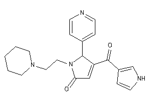 1-(2-piperidinoethyl)-5-(4-pyridyl)-4-(1H-pyrrole-3-carbonyl)-3-pyrrolin-2-one