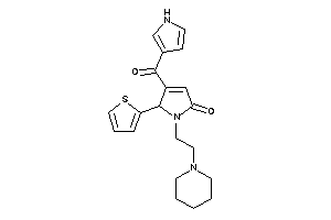 1-(2-piperidinoethyl)-4-(1H-pyrrole-3-carbonyl)-5-(2-thienyl)-3-pyrrolin-2-one