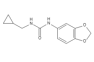 1-(1,3-benzodioxol-5-yl)-3-(cyclopropylmethyl)urea