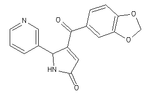 4-piperonyloyl-5-(3-pyridyl)-3-pyrrolin-2-one