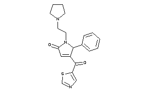 5-phenyl-1-(2-pyrrolidinoethyl)-4-(thiazole-5-carbonyl)-3-pyrrolin-2-one