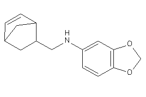 1,3-benzodioxol-5-yl(5-bicyclo[2.2.1]hept-2-enylmethyl)amine