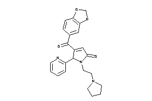 4-piperonyloyl-5-(2-pyridyl)-1-(2-pyrrolidinoethyl)-3-pyrrolin-2-one