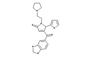 5-(2-furyl)-4-piperonyloyl-1-(2-pyrrolidinoethyl)-3-pyrrolin-2-one