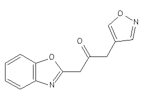 1-(1,3-benzoxazol-2-yl)-3-isoxazol-4-yl-acetone