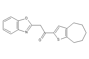 2-(1,3-benzoxazol-2-yl)-1-(5,6,7,8-tetrahydro-4H-cyclohepta[b]thiophen-2-yl)ethanone