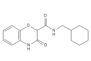 N-(cyclohexylmethyl)-3-keto-4H-1,4-benzoxazine-2-carboxamide