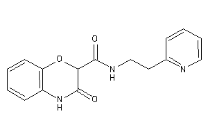 3-keto-N-[2-(2-pyridyl)ethyl]-4H-1,4-benzoxazine-2-carboxamide