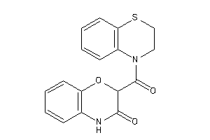 2-(2,3-dihydro-1,4-benzothiazine-4-carbonyl)-4H-1,4-benzoxazin-3-one