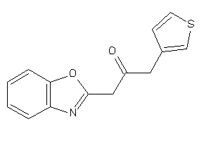 1-(1,3-benzoxazol-2-yl)-3-(3-thienyl)acetone