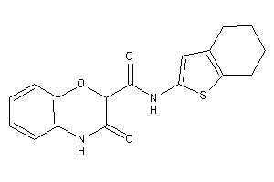 3-keto-N-(4,5,6,7-tetrahydrobenzothiophen-2-yl)-4H-1,4-benzoxazine-2-carboxamide