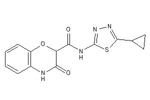 N-(5-cyclopropyl-1,3,4-thiadiazol-2-yl)-3-keto-4H-1,4-benzoxazine-2-carboxamide