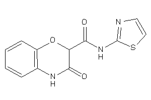 3-keto-N-thiazol-2-yl-4H-1,4-benzoxazine-2-carboxamide