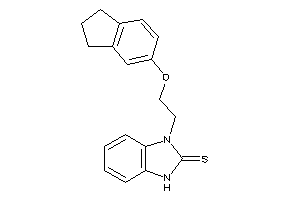 3-(2-indan-5-yloxyethyl)-1H-benzimidazole-2-thione