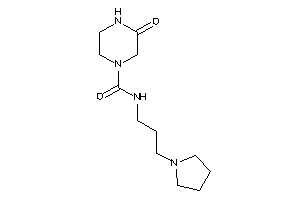 3-keto-N-(3-pyrrolidinopropyl)piperazine-1-carboxamide