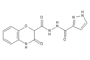 3-keto-N'-(1H-pyrazole-3-carbonyl)-4H-1,4-benzoxazine-2-carbohydrazide