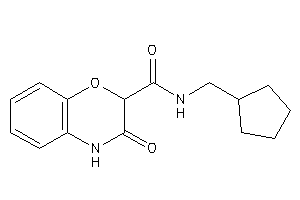 N-(cyclopentylmethyl)-3-keto-4H-1,4-benzoxazine-2-carboxamide