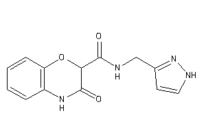 3-keto-N-(1H-pyrazol-3-ylmethyl)-4H-1,4-benzoxazine-2-carboxamide