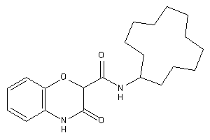 N-cyclododecyl-3-keto-4H-1,4-benzoxazine-2-carboxamide