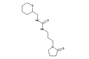 1-[3-(2-ketopyrrolidino)propyl]-3-(tetrahydropyran-2-ylmethyl)urea