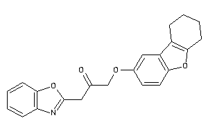 1-(1,3-benzoxazol-2-yl)-3-(6,7,8,9-tetrahydrodibenzofuran-2-yloxy)acetone