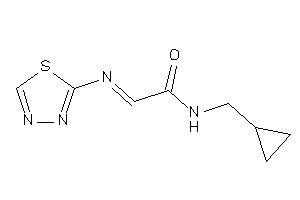 N-(cyclopropylmethyl)-2-(1,3,4-thiadiazol-2-ylimino)acetamide