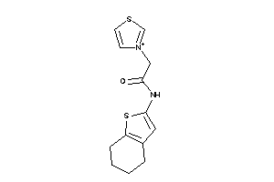 N-(4,5,6,7-tetrahydrobenzothiophen-2-yl)-2-thiazol-3-ium-3-yl-acetamide