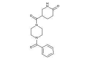 5-(4-benzoylpiperazine-1-carbonyl)-2-piperidone