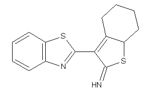 [3-(1,3-benzothiazol-2-yl)-5,6,7,7a-tetrahydro-4H-benzothiophen-2-ylidene]amine