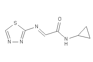 N-cyclopropyl-2-(1,3,4-thiadiazol-2-ylimino)acetamide