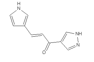 1-(1H-pyrazol-4-yl)-3-(1H-pyrrol-3-yl)prop-2-en-1-one