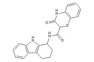 3-keto-N-(2,3,4,9-tetrahydro-1H-carbazol-1-yl)-4H-1,4-benzoxazine-2-carboxamide