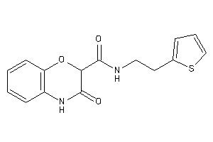 3-keto-N-[2-(2-thienyl)ethyl]-4H-1,4-benzoxazine-2-carboxamide