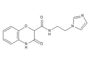 N-(2-imidazol-1-ylethyl)-3-keto-4H-1,4-benzoxazine-2-carboxamide