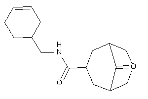 Image of N-(cyclohex-3-en-1-ylmethyl)-9-keto-bicyclo[3.3.1]nonane-7-carboxamide