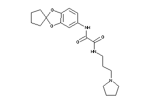 N-(3-pyrrolidinopropyl)-N'-spiro[1,3-benzodioxole-2,1'-cyclopentane]-5-yl-oxamide