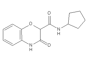 N-cyclopentyl-3-keto-4H-1,4-benzoxazine-2-carboxamide