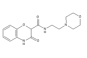 3-keto-N-(2-morpholinoethyl)-4H-1,4-benzoxazine-2-carboxamide