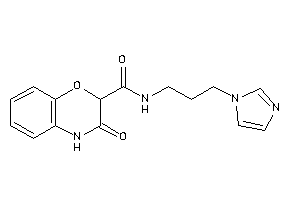 N-(3-imidazol-1-ylpropyl)-3-keto-4H-1,4-benzoxazine-2-carboxamide