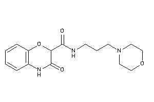 3-keto-N-(3-morpholinopropyl)-4H-1,4-benzoxazine-2-carboxamide