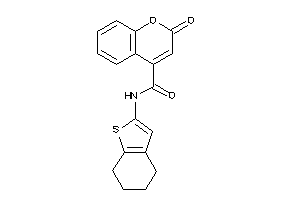 2-keto-N-(4,5,6,7-tetrahydrobenzothiophen-2-yl)chromene-4-carboxamide